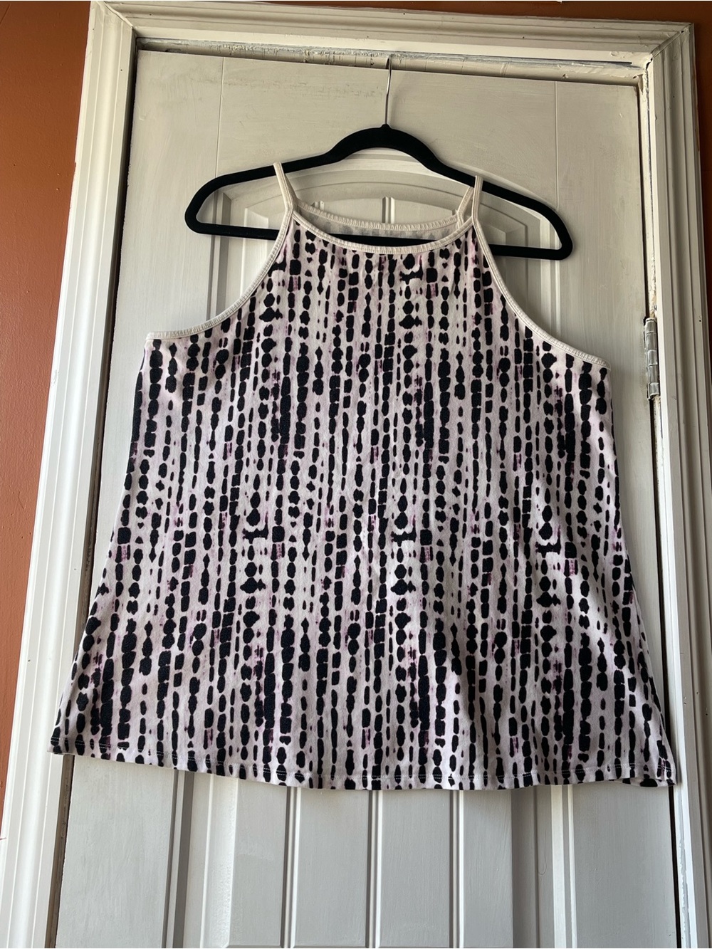 Torrid 3X Women’s Purple & Black Dot Abstract Print Tank Top